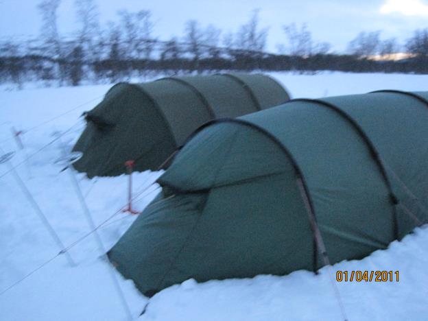 Vintercamping i jämtland